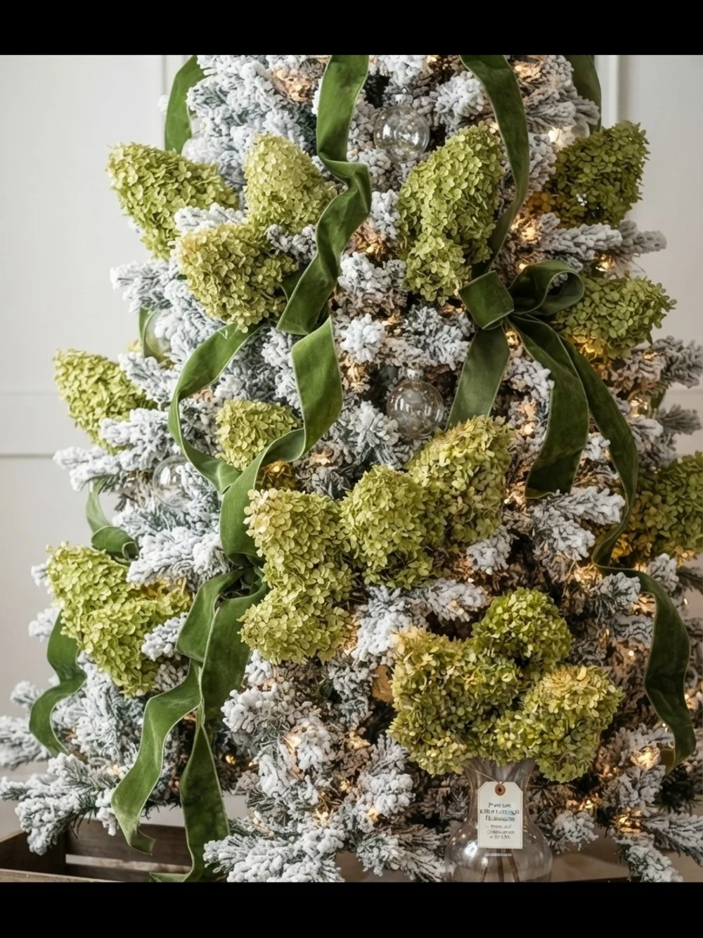 Bulk Set of 6 Natural Dried Limelight Hydrangea Stems | - Decorative Home Accent